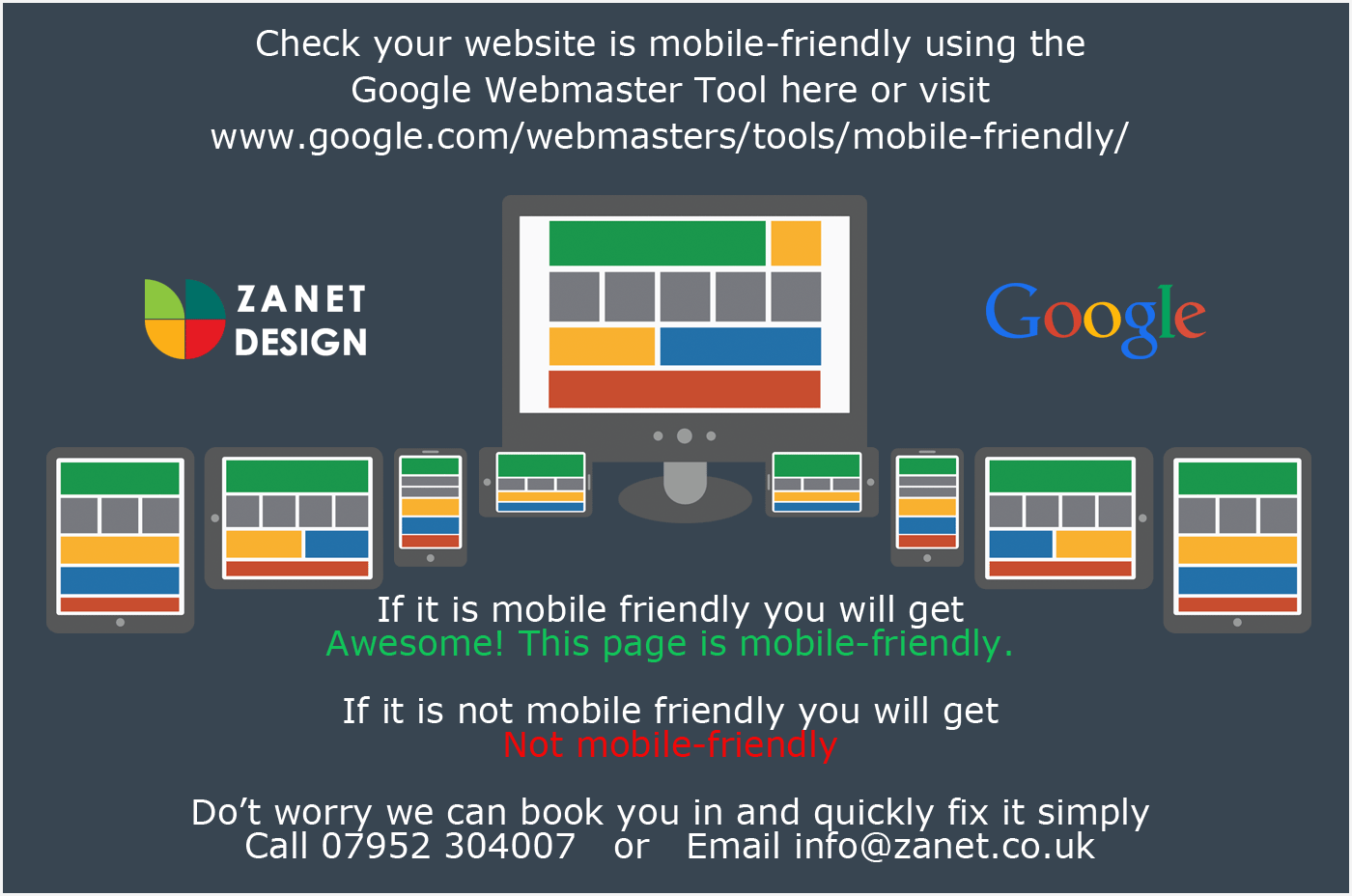 Mobile friendly fix for Google web sites
